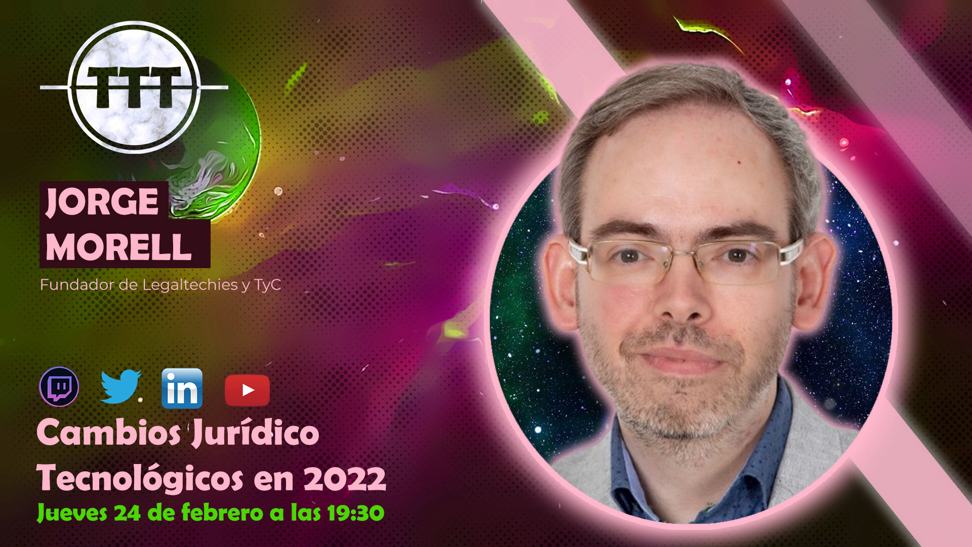 cartel de la emisión #2x21 Cambio jurídico-tecnológicos en 2022 con Jorge Morell