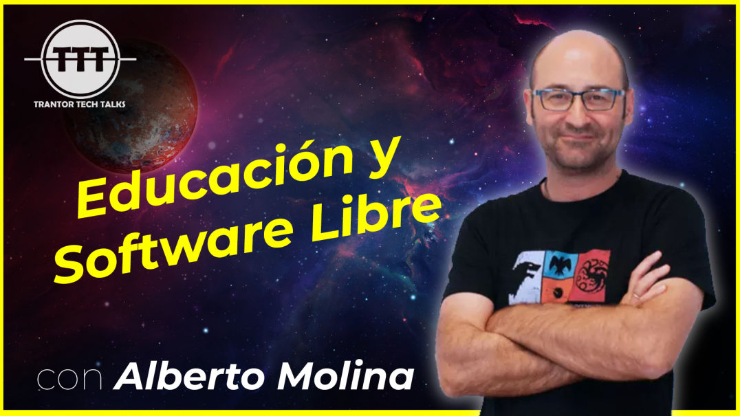 cartel de la emisión del Educación y Software Libre