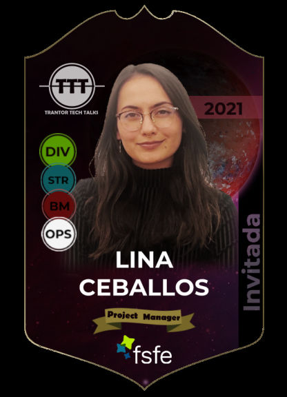 Tarjeta de Lina Ceballos